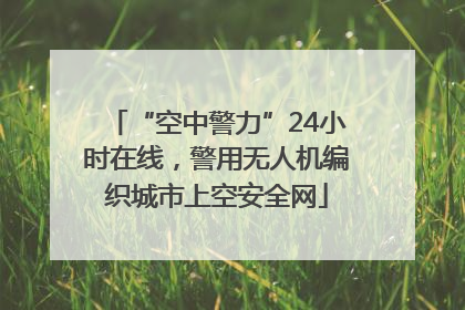 “空中警力”24小时在线，警用无人机编织城市上空安全网