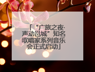 “广旅之夜·声动邕城”知名歌唱家系列音乐会正式启动