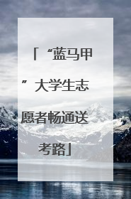 “蓝马甲”大学生志愿者畅通送考路