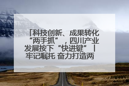 科技创新、成果转化“两手抓”，四川产业发展按下“快进键”丨牢记嘱托 奋力打造两高地两基地一屏障