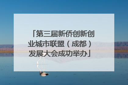 第三届新侨创新创业城市联盟（成都）发展大会成功举办