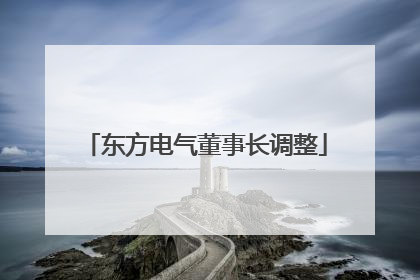 东方电气董事长调整