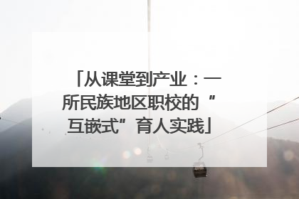 从课堂到产业：一所民族地区职校的“互嵌式”育人实践