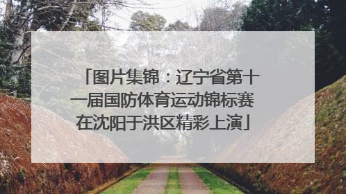 图片集锦：辽宁省第十一届国防体育运动锦标赛在沈阳于洪区精彩上演