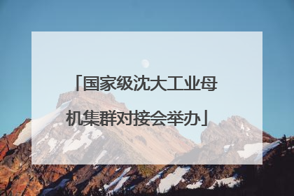 国家级沈大工业母机集群对接会举办