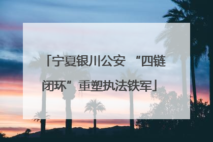 宁夏银川公安 “四链闭环”重塑执法铁军
