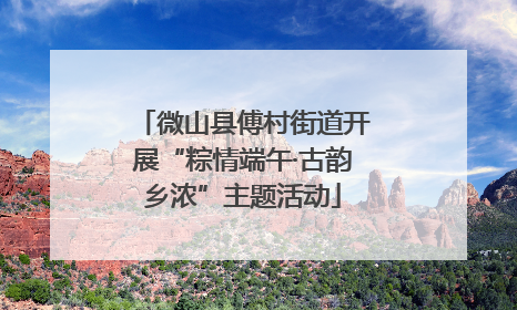 微山县傅村街道开展“粽情端午·古韵乡浓”主题活动
