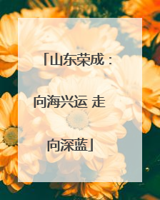 山东荣成：向海兴运 走向深蓝