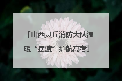 山西灵丘消防大队温暖“摆渡”护航高考