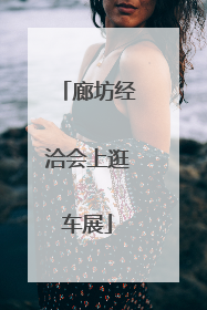 廊坊经洽会上逛车展