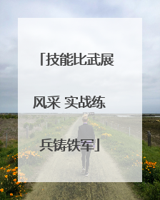 技能比武展风采 实战练兵铸铁军