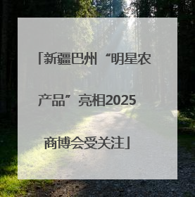 新疆巴州“明星农产品”亮相2025商博会受关注