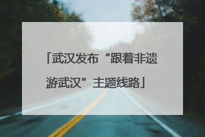 武汉发布“跟着非遗游武汉”主题线路