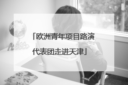 欧洲青年项目路演代表团走进天津