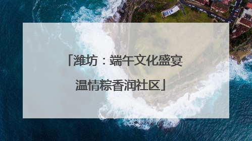潍坊：端午文化盛宴 温情粽香润社区