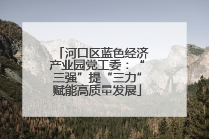 河口区蓝色经济产业园党工委：“三强”提“三力”赋能高质量发展