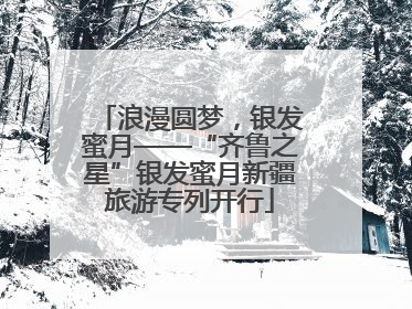 浪漫圆梦，银发蜜月——“齐鲁之星”银发蜜月新疆旅游专列开行