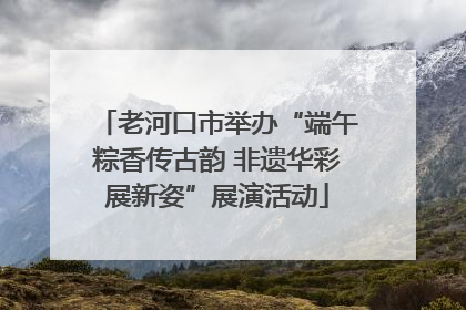 老河口市举办“端午粽香传古韵 非遗华彩展新姿”展演活动