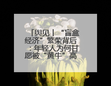 舆见丨“盲盒经济”繁荣背后：年轻人为何甘愿被“黄牛”高价收割？