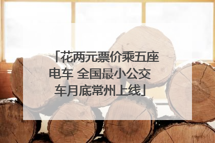 花两元票价乘五座电车 全国最小公交车月底常州上线