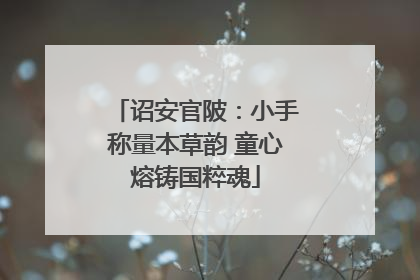 诏安官陂：小手称量本草韵 童心熔铸国粹魂