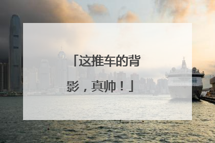 这推车的背影，真帅！