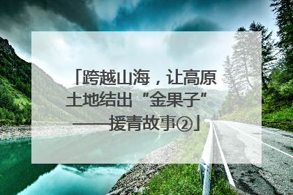 跨越山海，让高原土地结出“金果子”——援青故事②