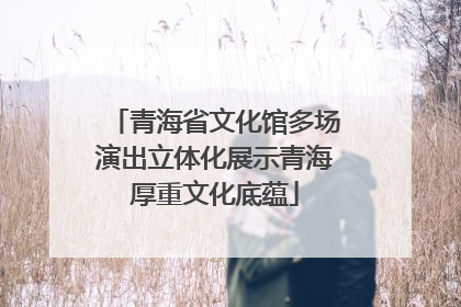 青海省文化馆多场演出立体化展示青海厚重文化底蕴