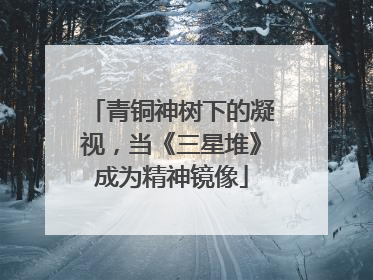 青铜神树下的凝视，当《三星堆》成为精神镜像
