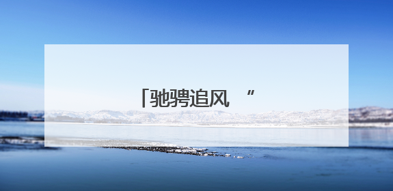 驰骋追风 “骑”乐无穷