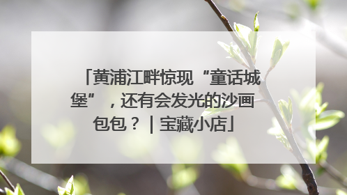 黄浦江畔惊现“童话城堡”，还有会发光的沙画包包？｜宝藏小店